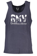 GIAN MARCO VENTURI HERREN BLAUES TANKTOP Blau 2XL 8054114267547