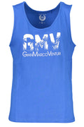 GIAN MARCO VENTURI HERREN BLAUES TANKTOP Blau M 8054114267431
