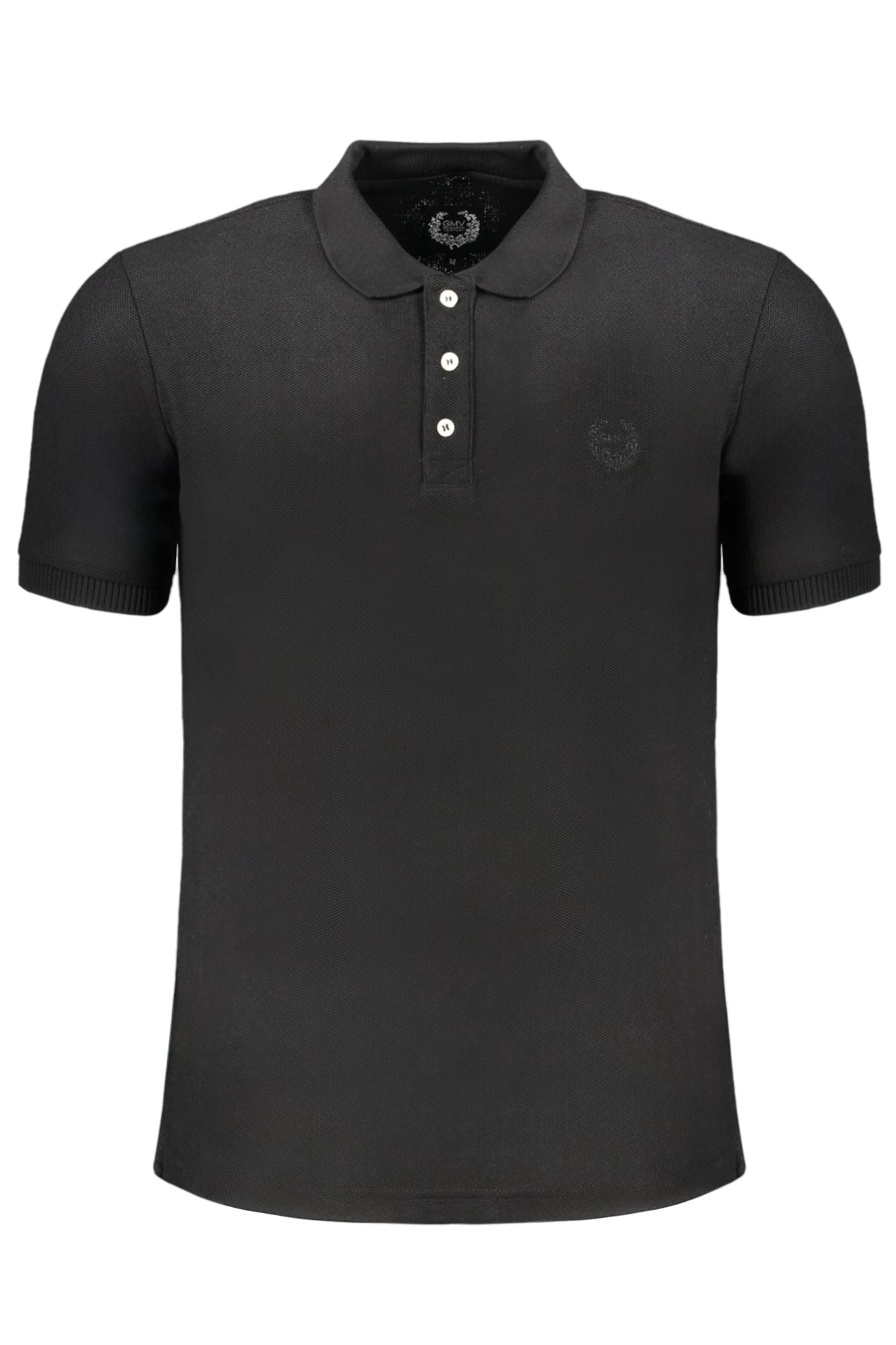 GIAN MARCO VENTURI SCHWARZES KURZÄRMELIGES POLOSHIRT FÜR HERREN Schwarz XL 8053000063249