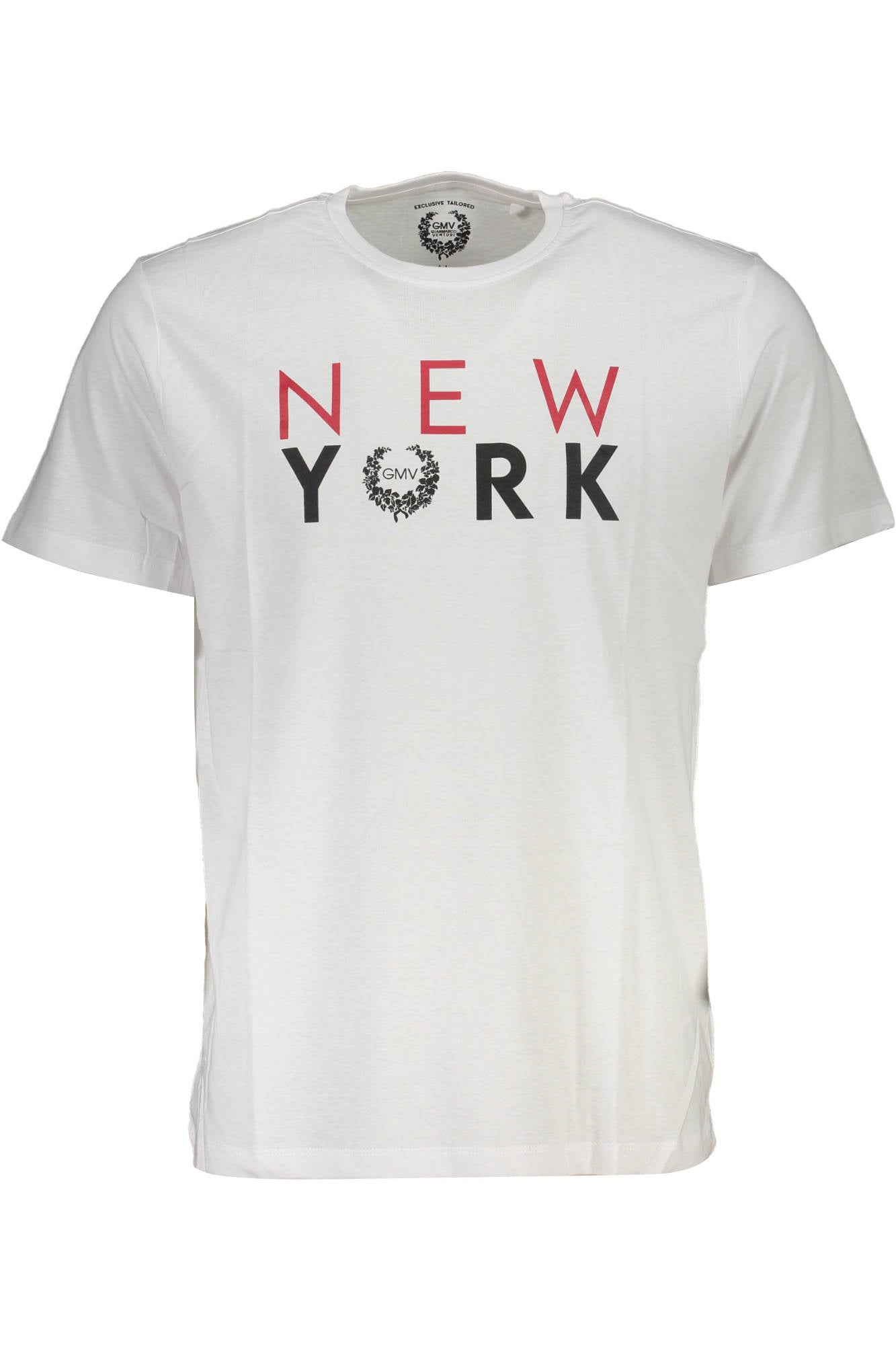 GIAN MARCO VENTURI HERREN KURZARM T-SHIRT WEISS Weiß 2XL 8054114266403