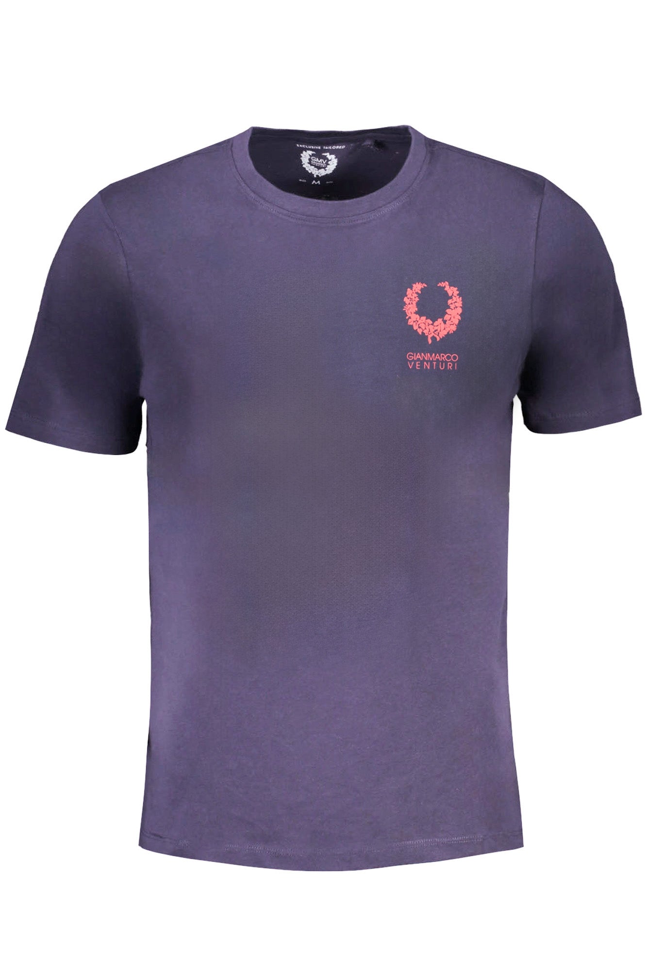 GIAN MARCO VENTURI HERREN-KURZÄRMELIGES T-SHIRT BLAU Blau 2XL 8053000060736