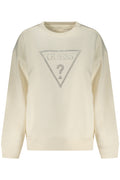 GUESS JEANS DAMEN WEISSES SWEATSHIRT MIT REISSVERSCHLUSS Weiß XL 7621235136604