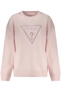 GUESS JEANS DAMEN ROSA REISSVERSCHLUSS-SWEATSHIRT Rosa 2XL 7621235136550