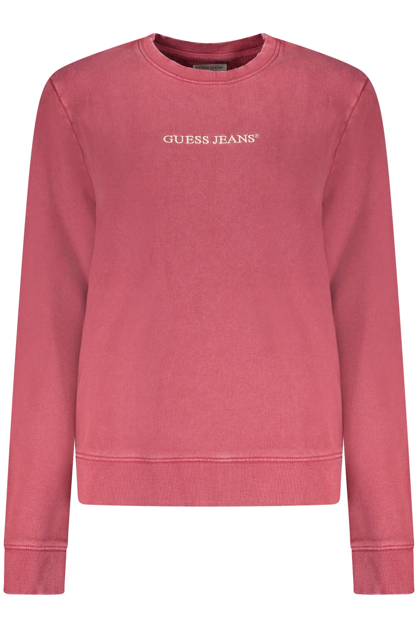 GUESS JEANS DAMEN ROTES SWEATSHIRT MIT REISSVERSCHLUSS Rot L 7621806174516