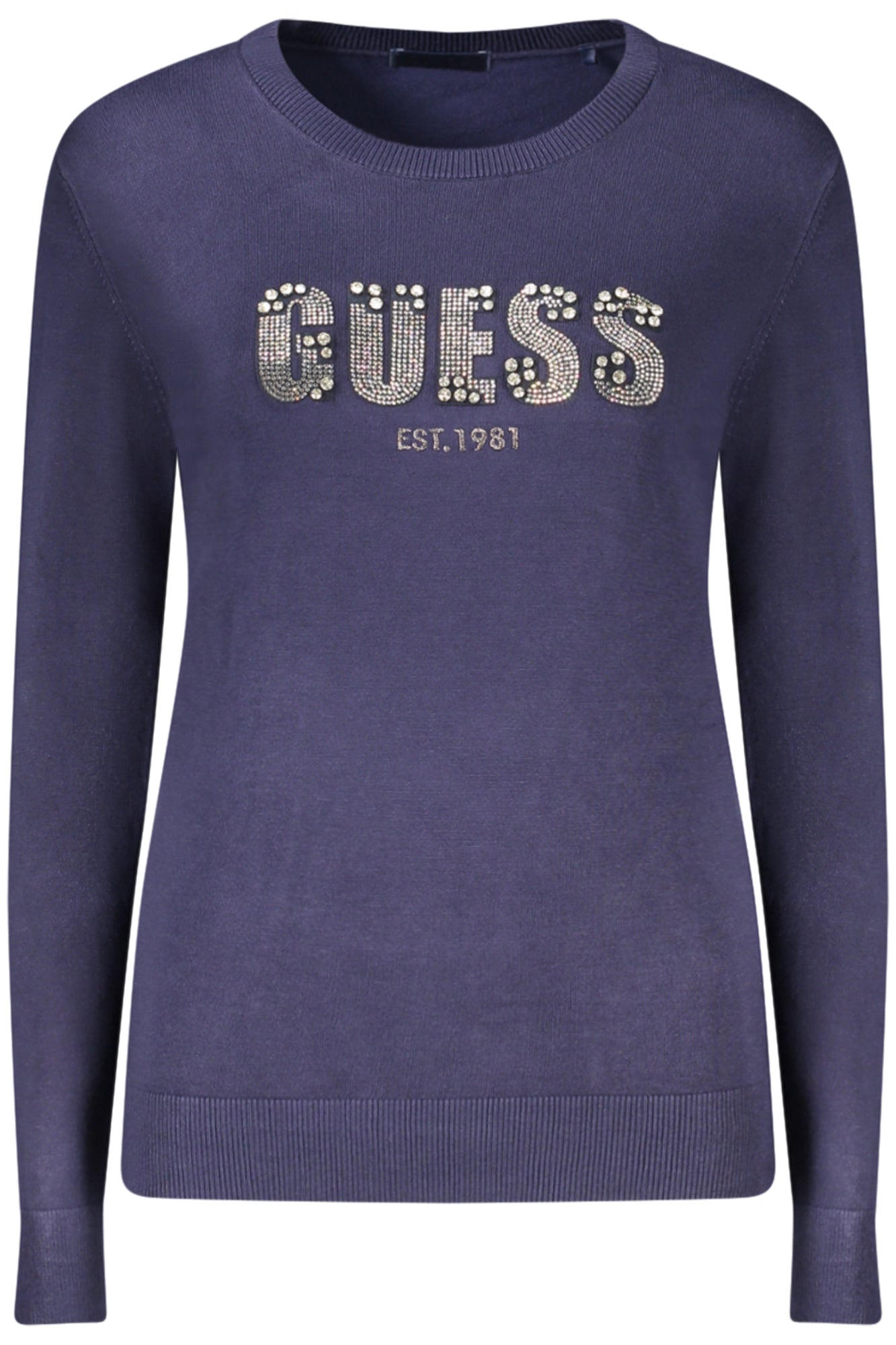 GUESS JEANS DAMEN BLAUER PULLOVER Blau M 7628907924408