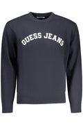 GUESS JEANS HERREN BLAUER PULLOVER Blau S 7620837999303