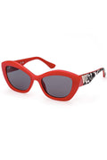 GUESS JEANS FRAU ROTE SONNENBRILLE Rot UNI 889214393678