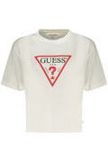 GUESS JEANS DAMEN KURZARM-T-SHIRT WEISS Weiß L 7618391279429