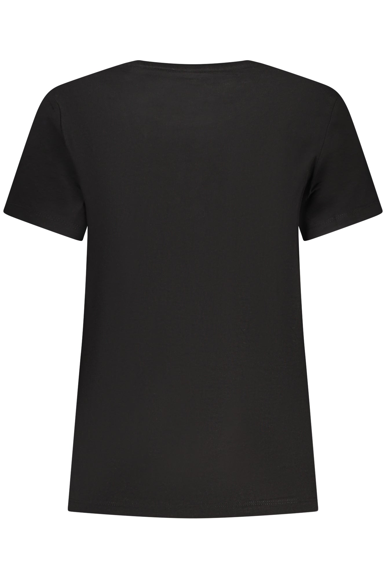 GUESS JEANS DAMEN KURZARM-T-SHIRT SCHWARZ