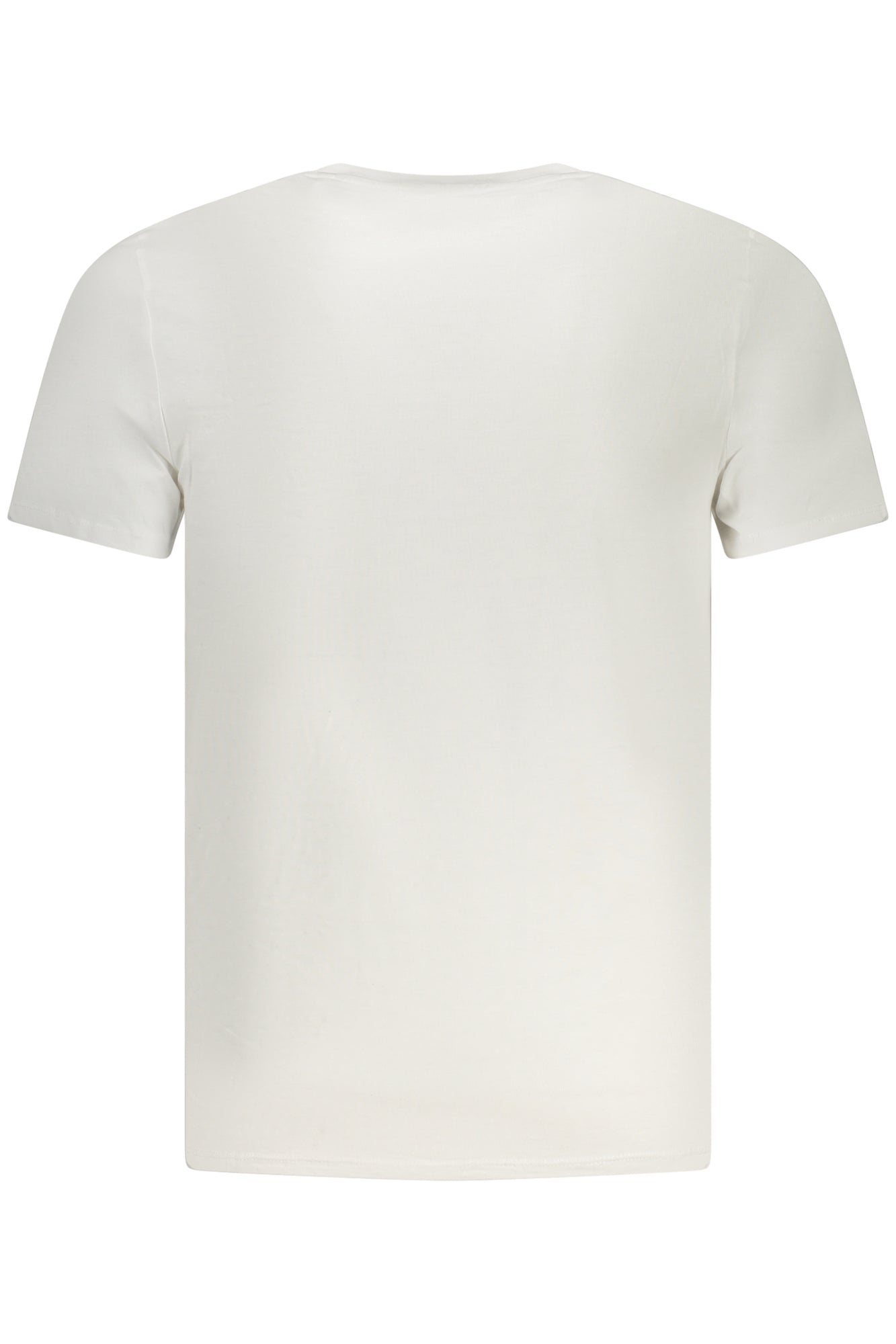 GUESS JEANS HERREN KURZARM-T-SHIRT WEISS