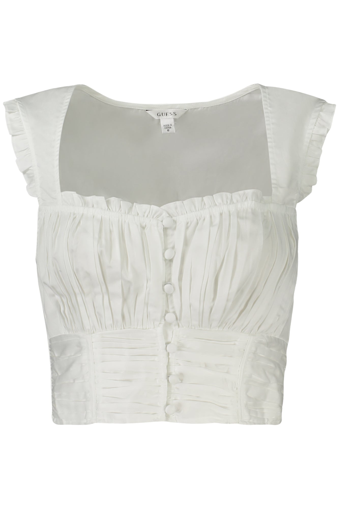 GUESS JEANS TOP DAMEN WEISS Weiß XS 7626101436772