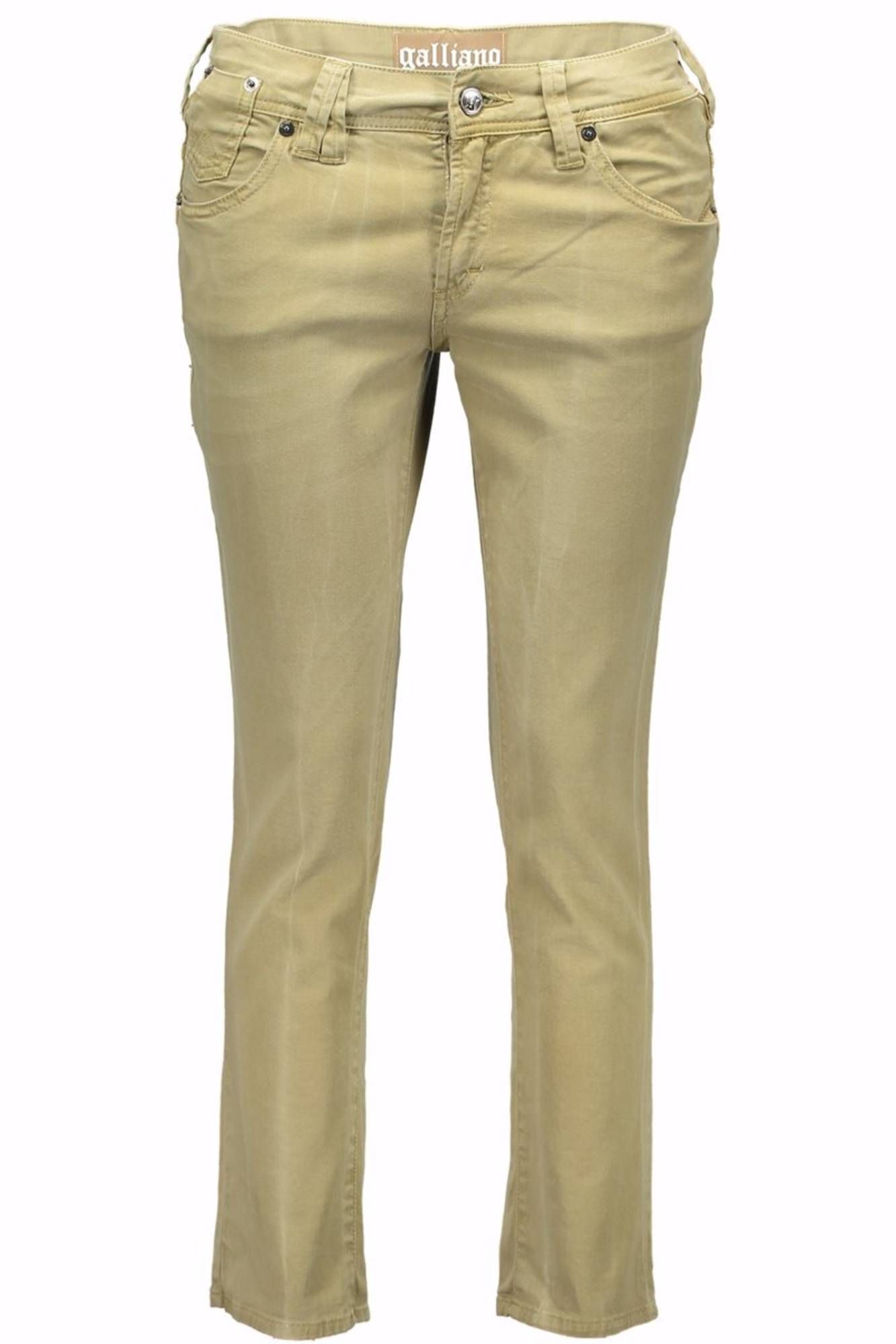 JOHN GALLIANO GRÜNE PINOCCHIETTO-HOSE FÜR DAMEN Grün 28 8034166498816