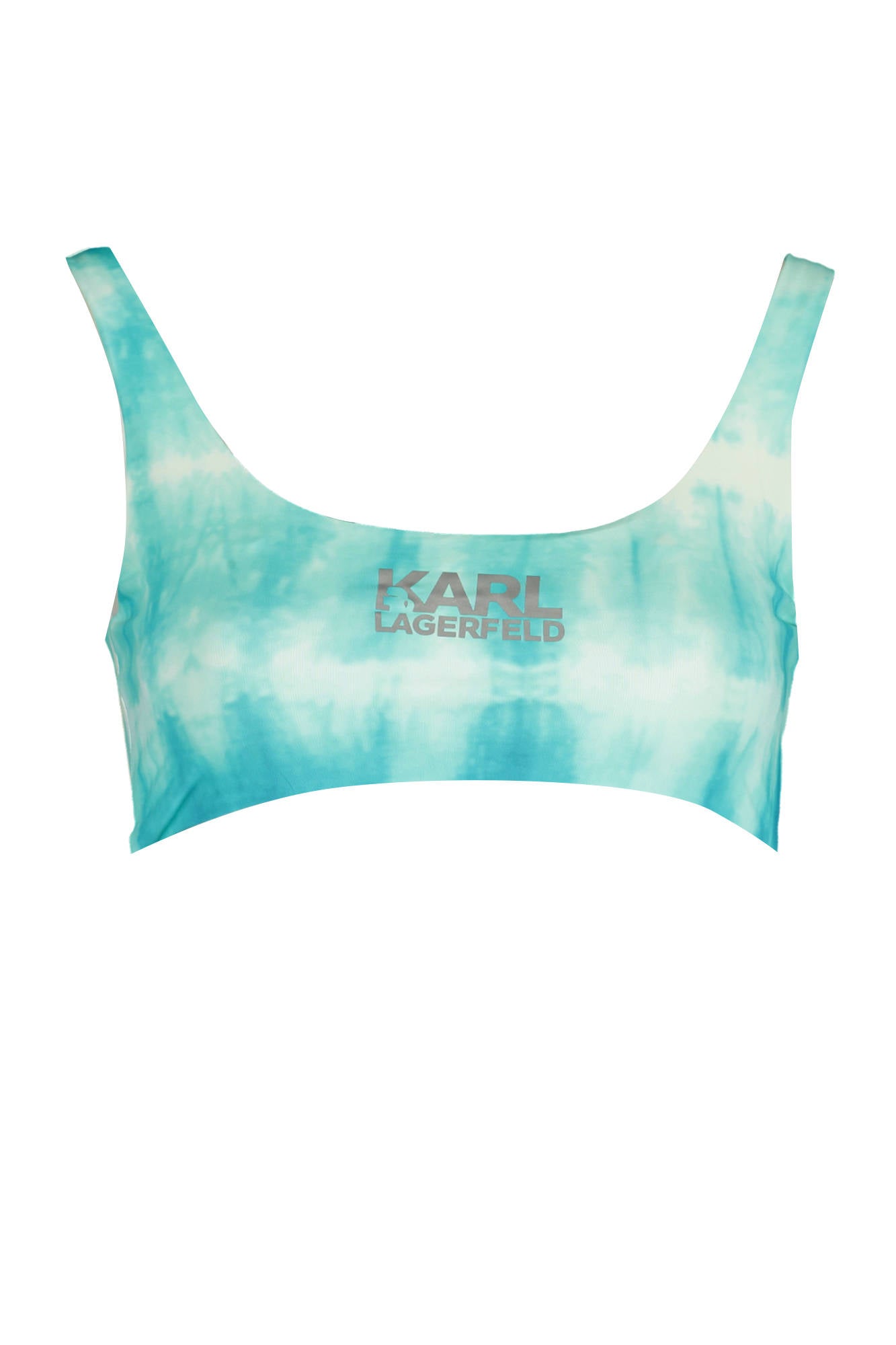 KARL LAGERFELD BEACHWEAR TOP DAMEN BADEANZUG BLAU Blau S 8057502627220