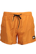 KARL LAGERFELD BEACHWEAR BADEANZUGHOSE HERREN ORANGE Orange S 8050593837639