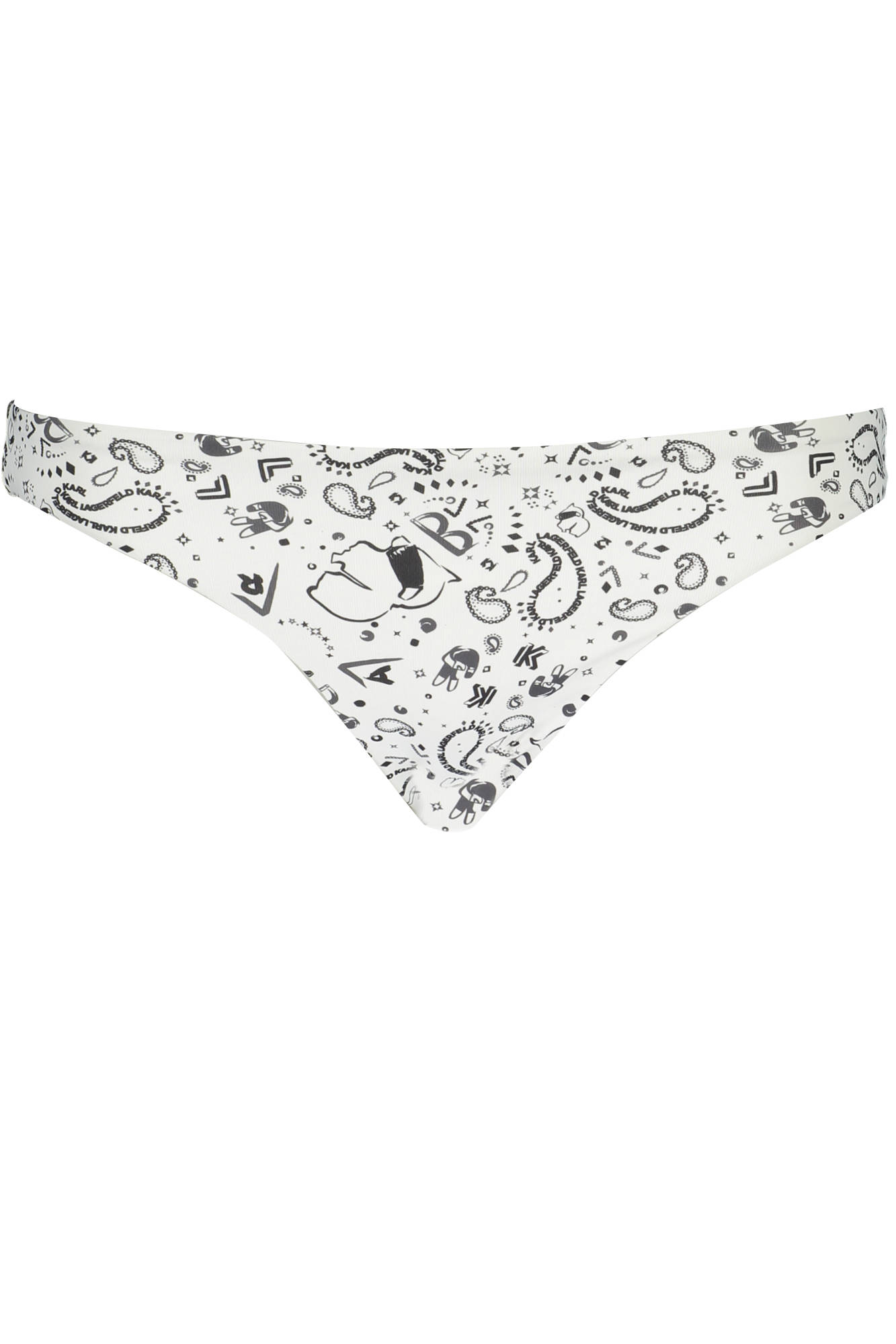 KARL LAGERFELD BADEANZUGTEIL UNTER WEISSER FRAU Weiß XS 8051884143750
