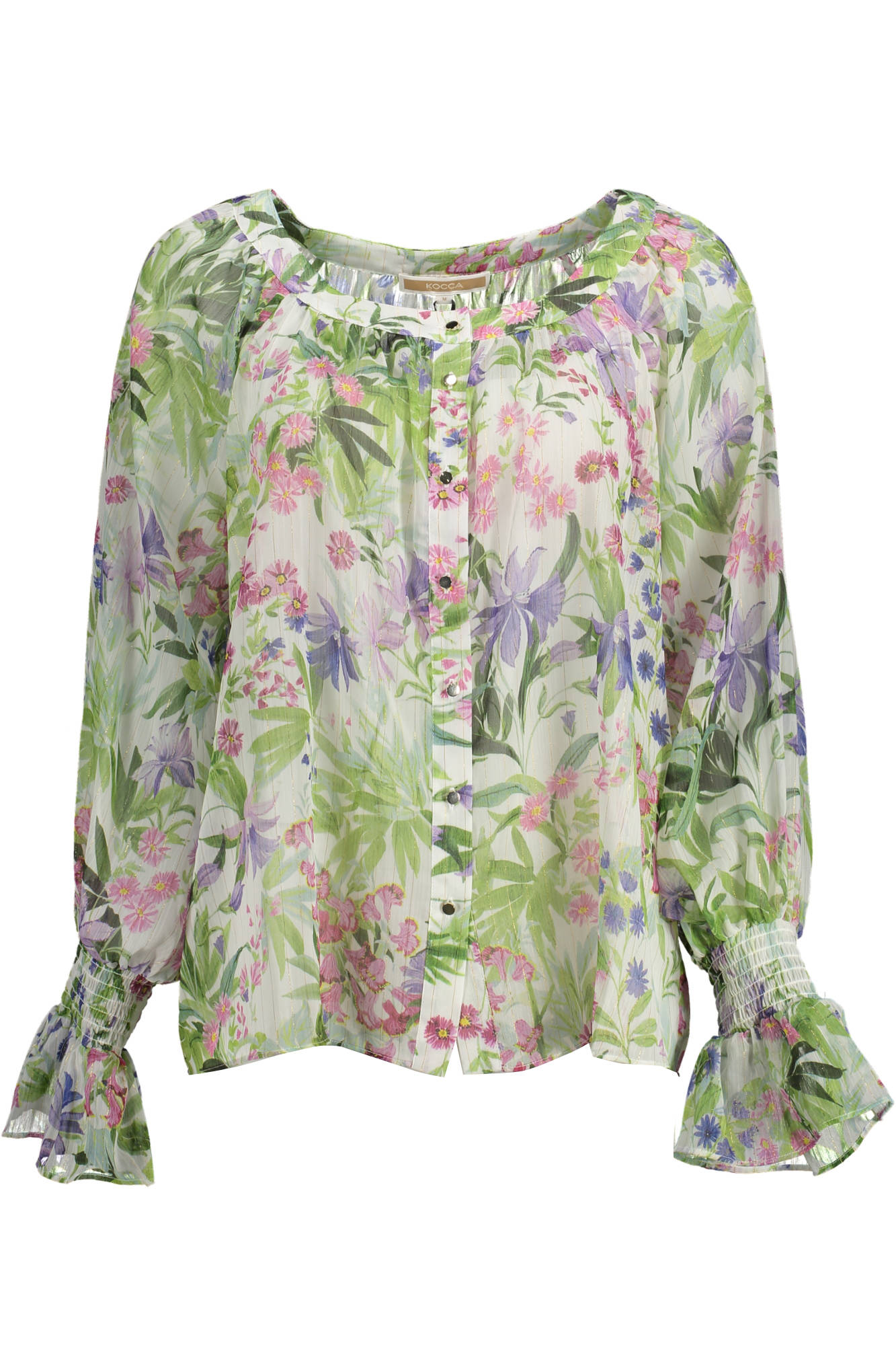 KOCCA LANGARMHEMD GRÜN FRAU Grün S 8053018977958