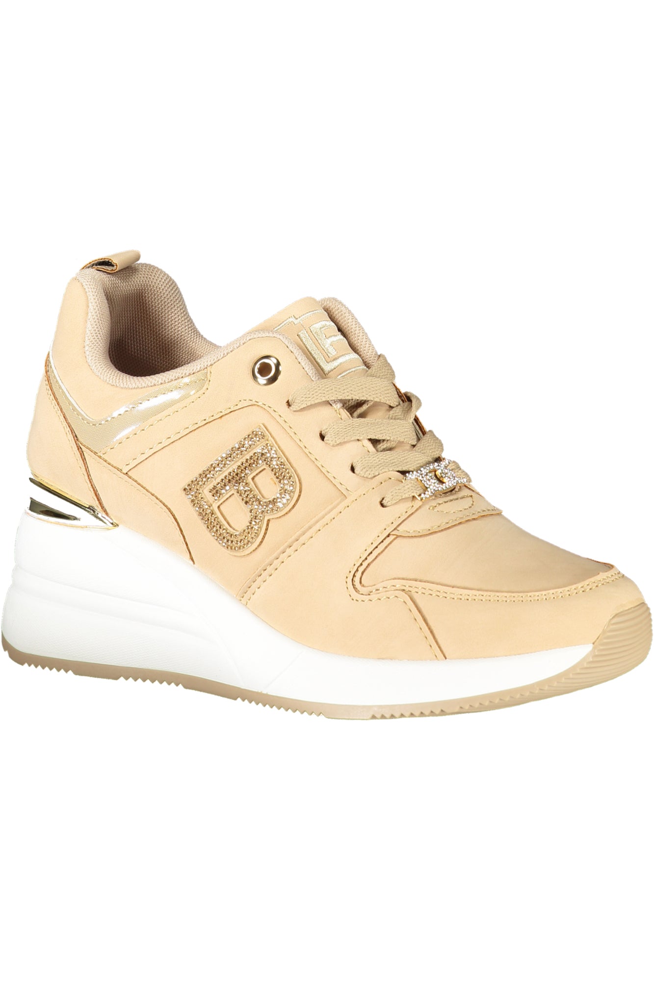 LAURA BIAGIOTTI BEIGE SPORTS SHOES FOR WOMEN