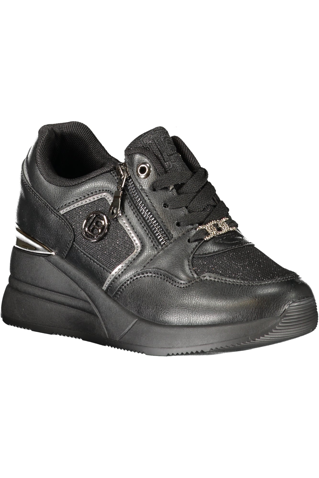 LAURA BIAGIOTTI BLACK SPORTS SHOES FOR WOMEN