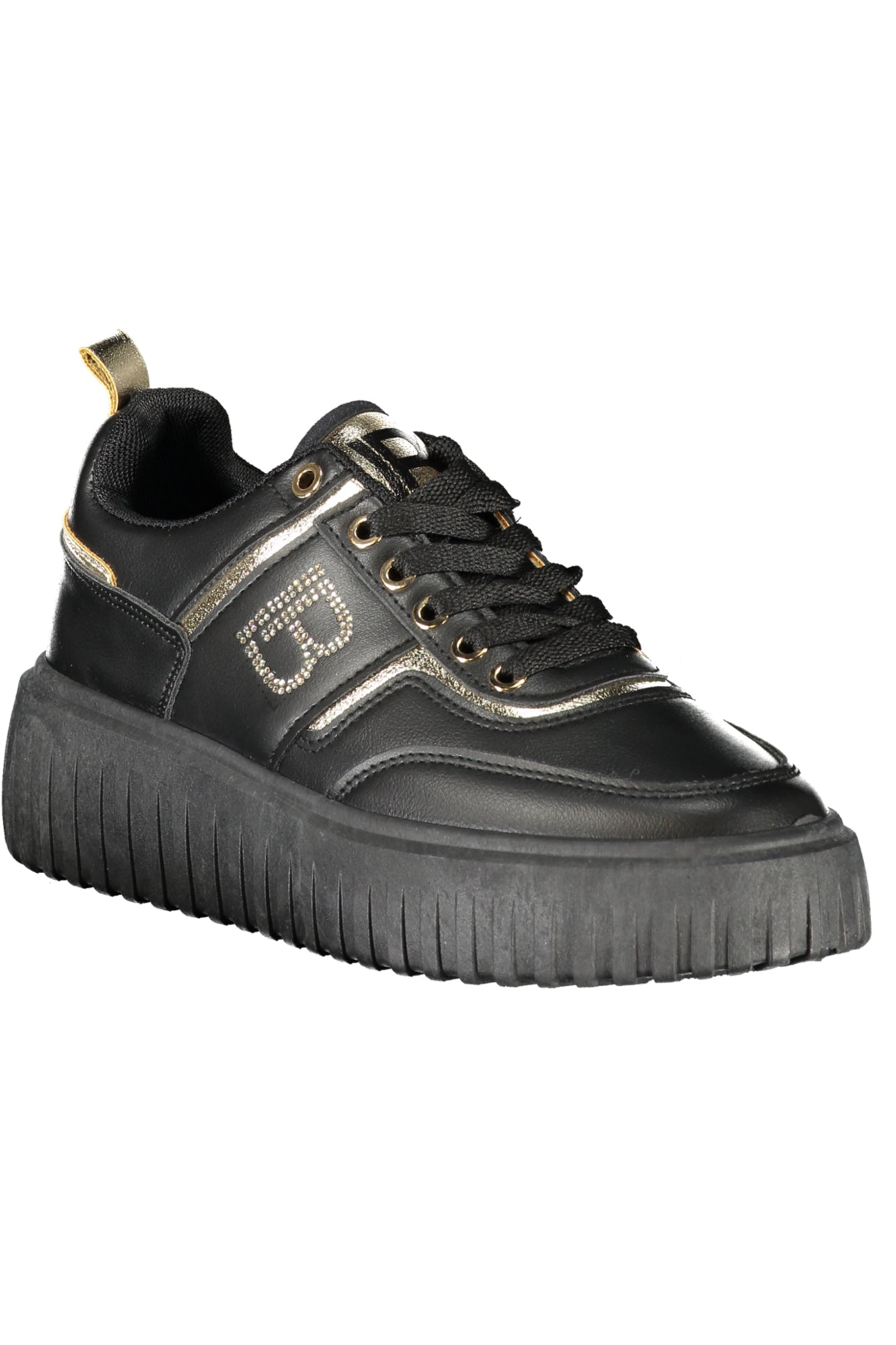 LAURA BIAGIOTTI BLACK SPORTS SHOES FOR WOMEN