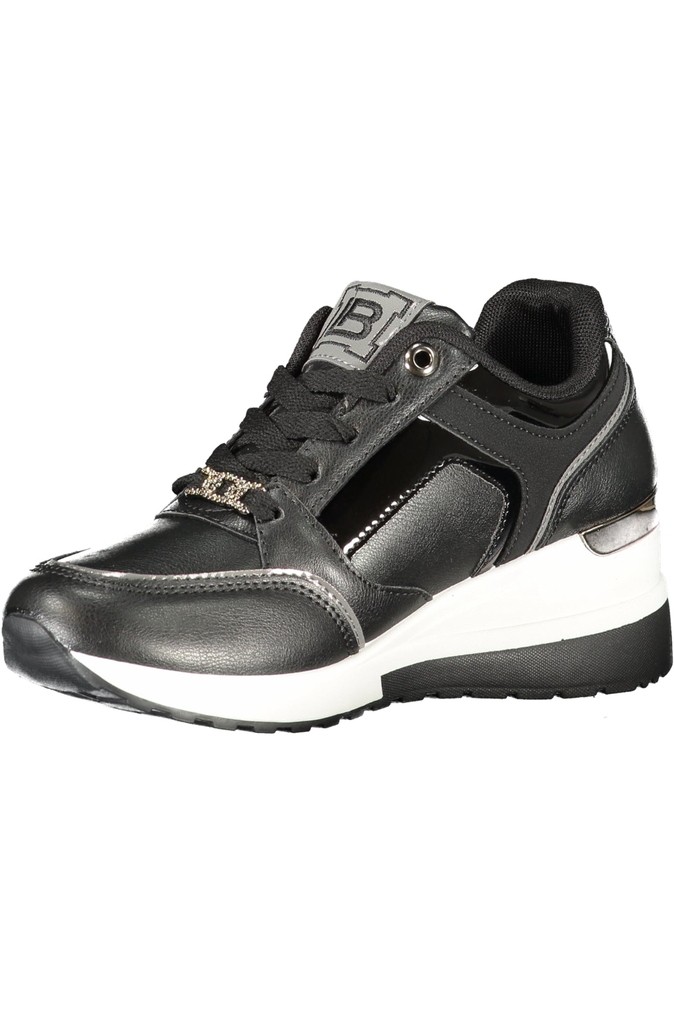 LAURA BIAGIOTTI BLACK SPORTS SHOES FOR WOMEN