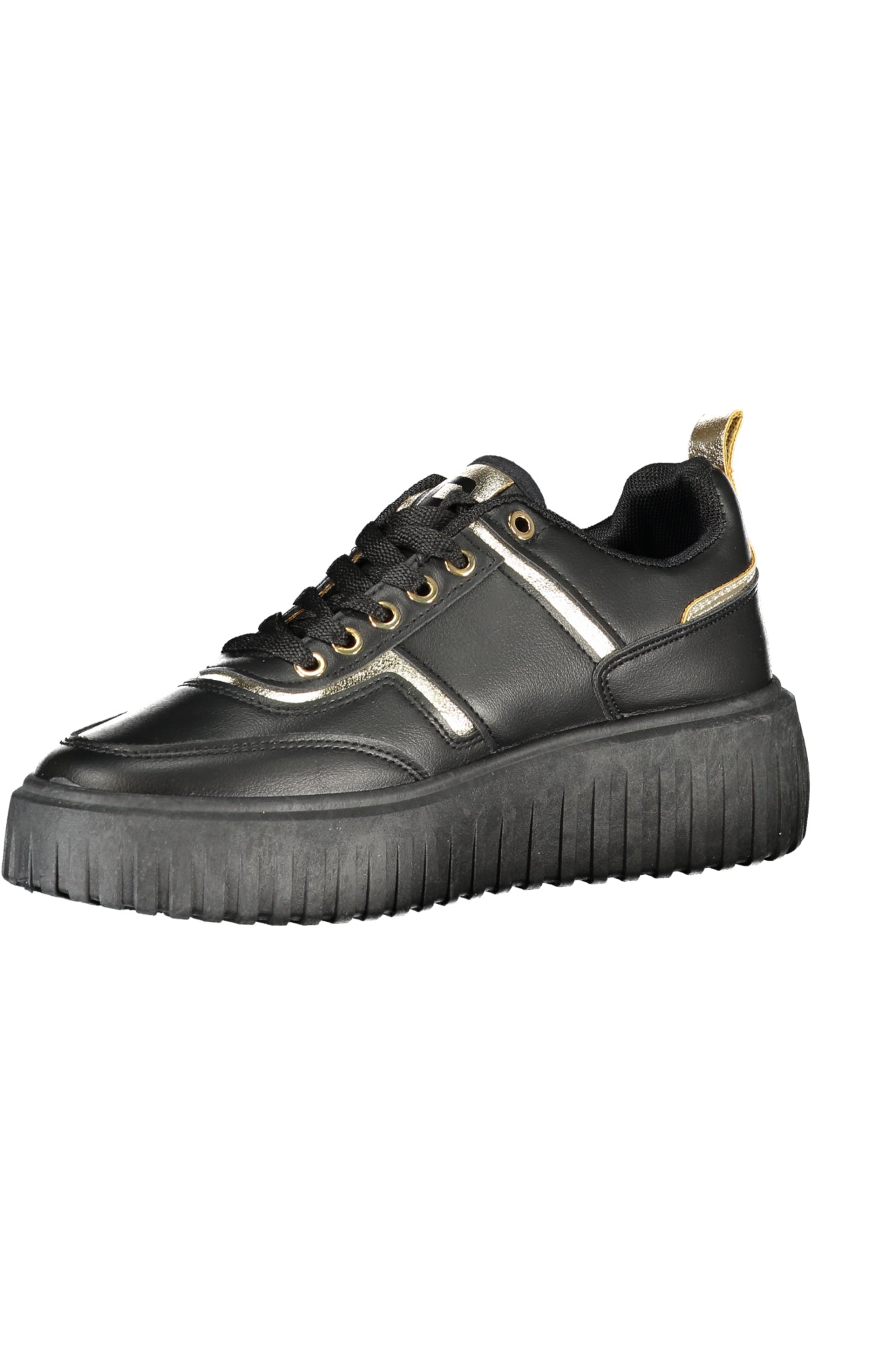 LAURA BIAGIOTTI BLACK SPORTS SHOES FOR WOMEN