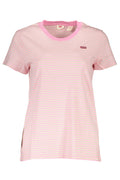 LEVI'S DAMEN KURZARM T-SHIRT ROSA Rosa 2XS 5401043595419