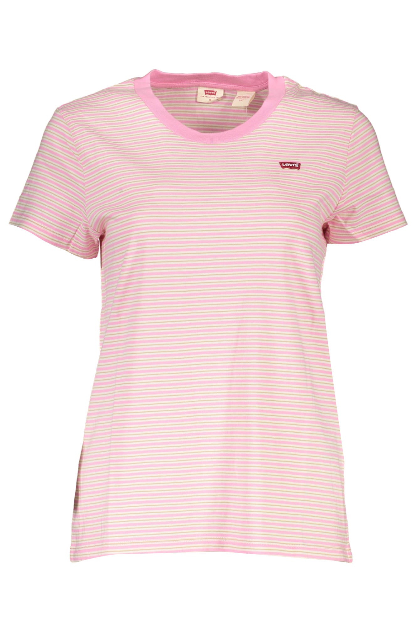 LEVI'S DAMEN KURZARM T-SHIRT ROSA Rosa 2XS 5401043595419
