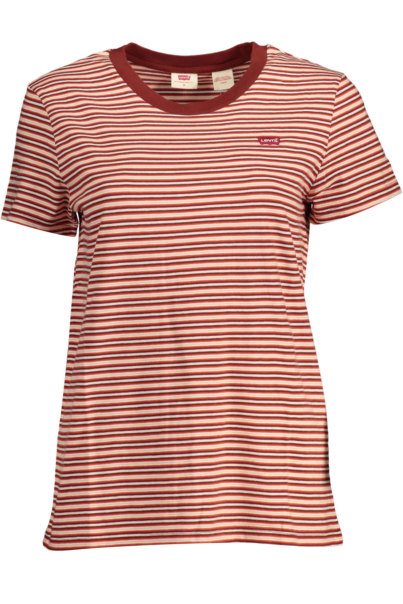 LEVI'S DAMEN KURZARM T-SHIRT ROT Rot 2XS 5401043555574