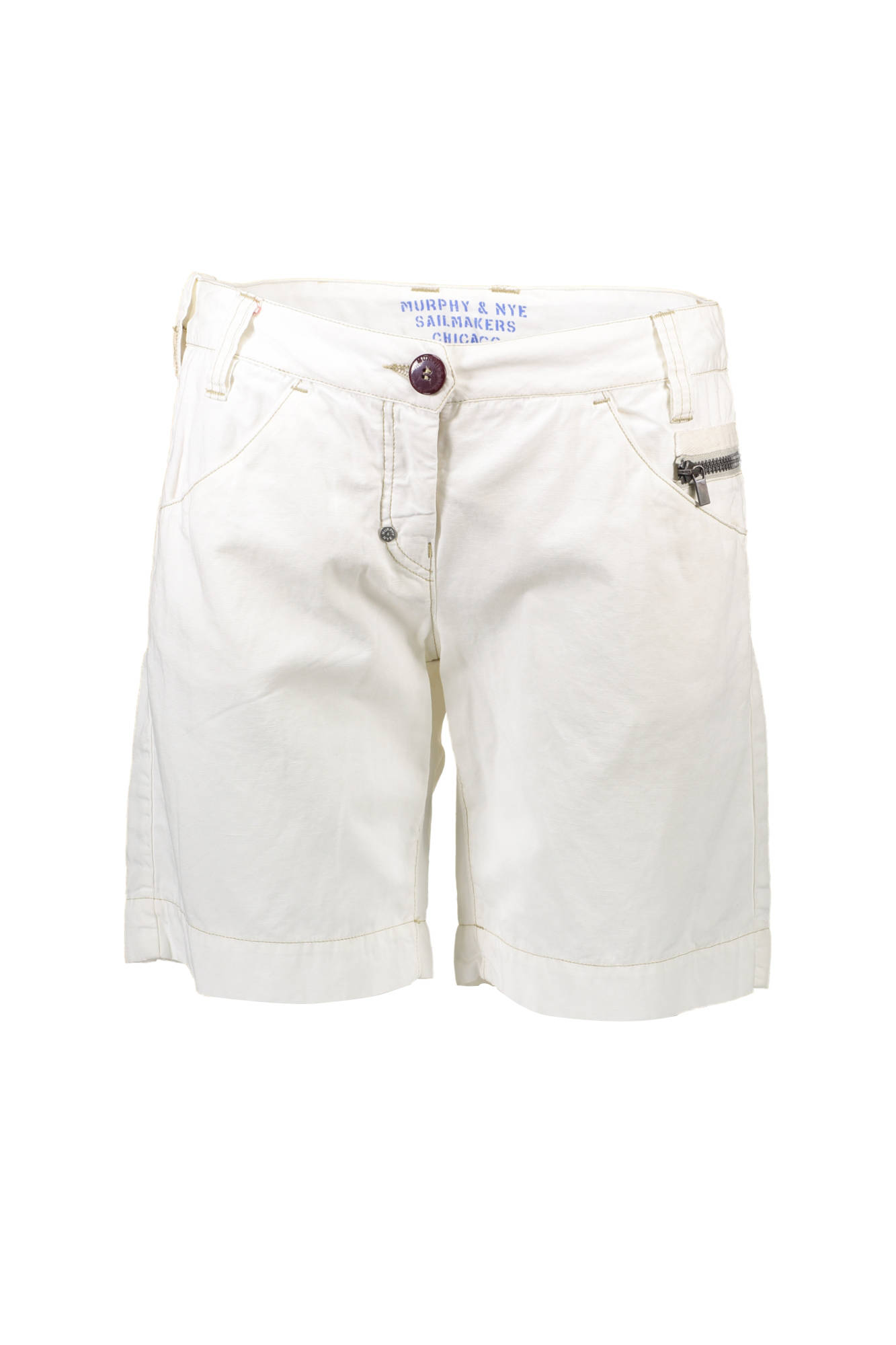 MURPHY &amp; NYE WEISSE BERMUDA-HOSE FÜR DAMEN Weiß 29 8053000000930