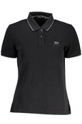 NAPAPIJRI KURZARM-POLO DAMEN SCHWARZ Schwarz L 196012702756