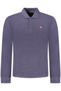 Napapijri Herren Langarm-Poloshirt, Blau Blau S 195441901570