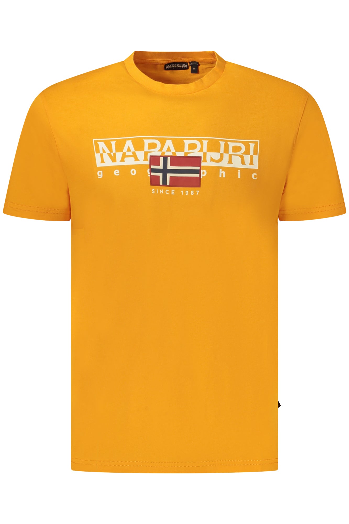 Napapijri Herren Kurzarm-T-Shirt Orange Orange M 198265082357