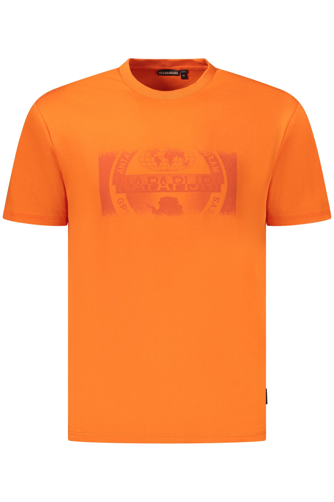 Napapijri Herren Kurzarm-T-Shirt Orange Orange S 198265105445