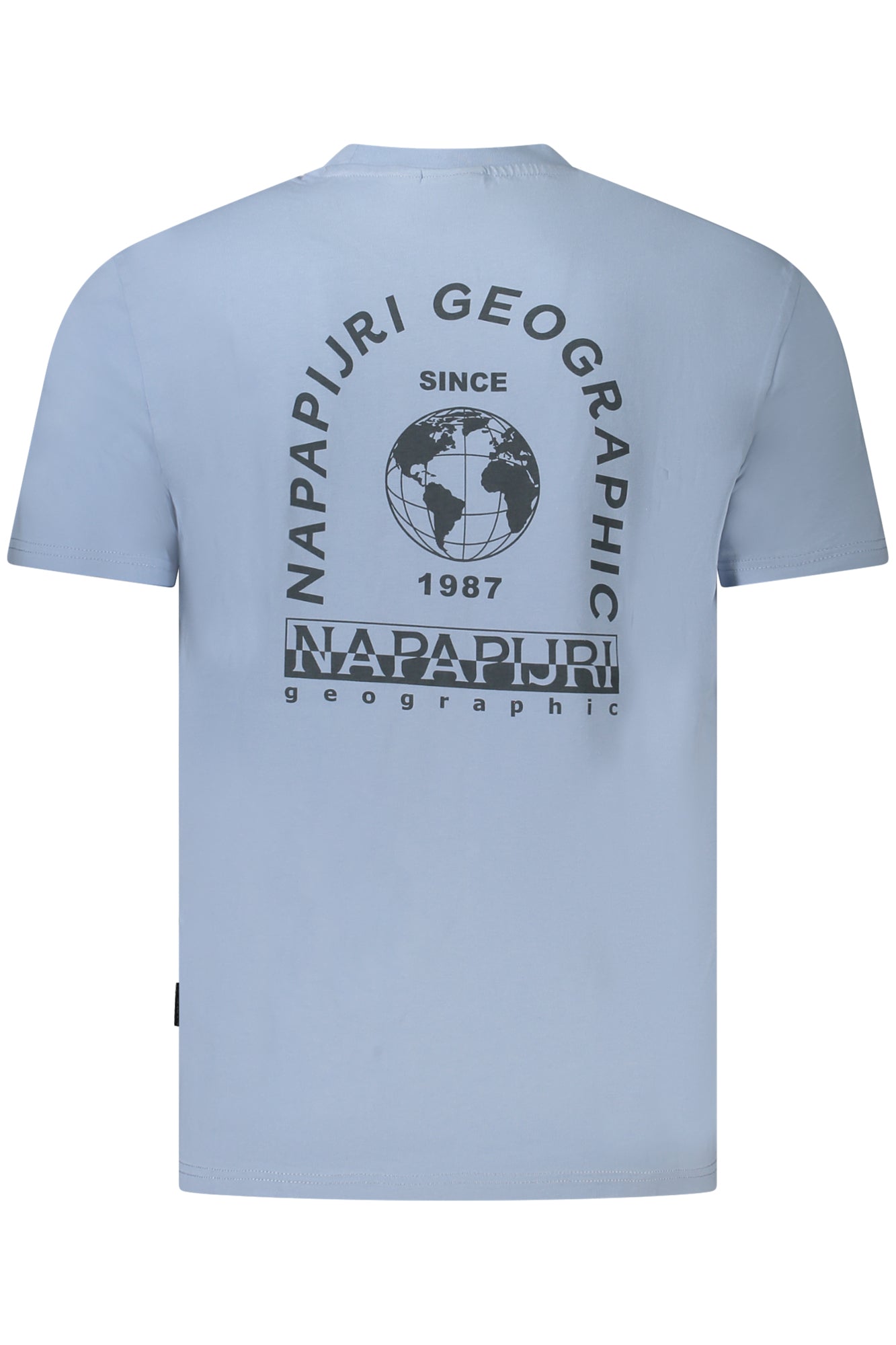 T-SHIRT A MANICHE CORTE NAPAPIJRI DA UOMO BLU