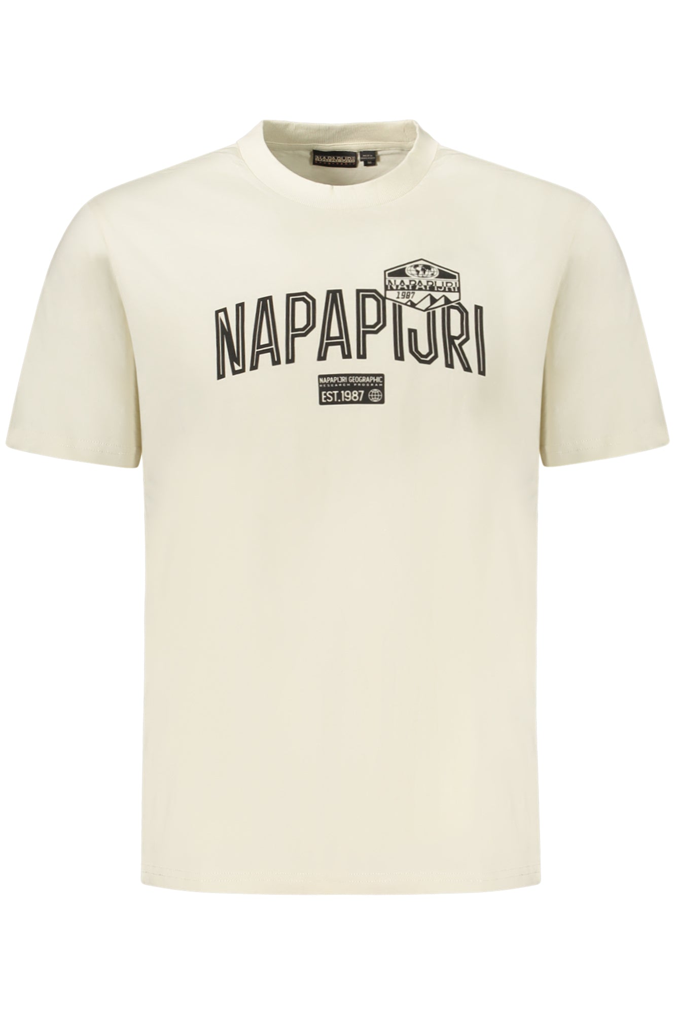NAPAPIJRI HERREN-KURZARM-T-SHIRT, BEIGE Beige 2XL 198265600346