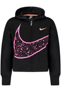 NIKE SCHWARZES SWEATSHIRT MIT REISSVERSCHLUSS FÜR MÄDCHEN Schwarz 4A 807421604127