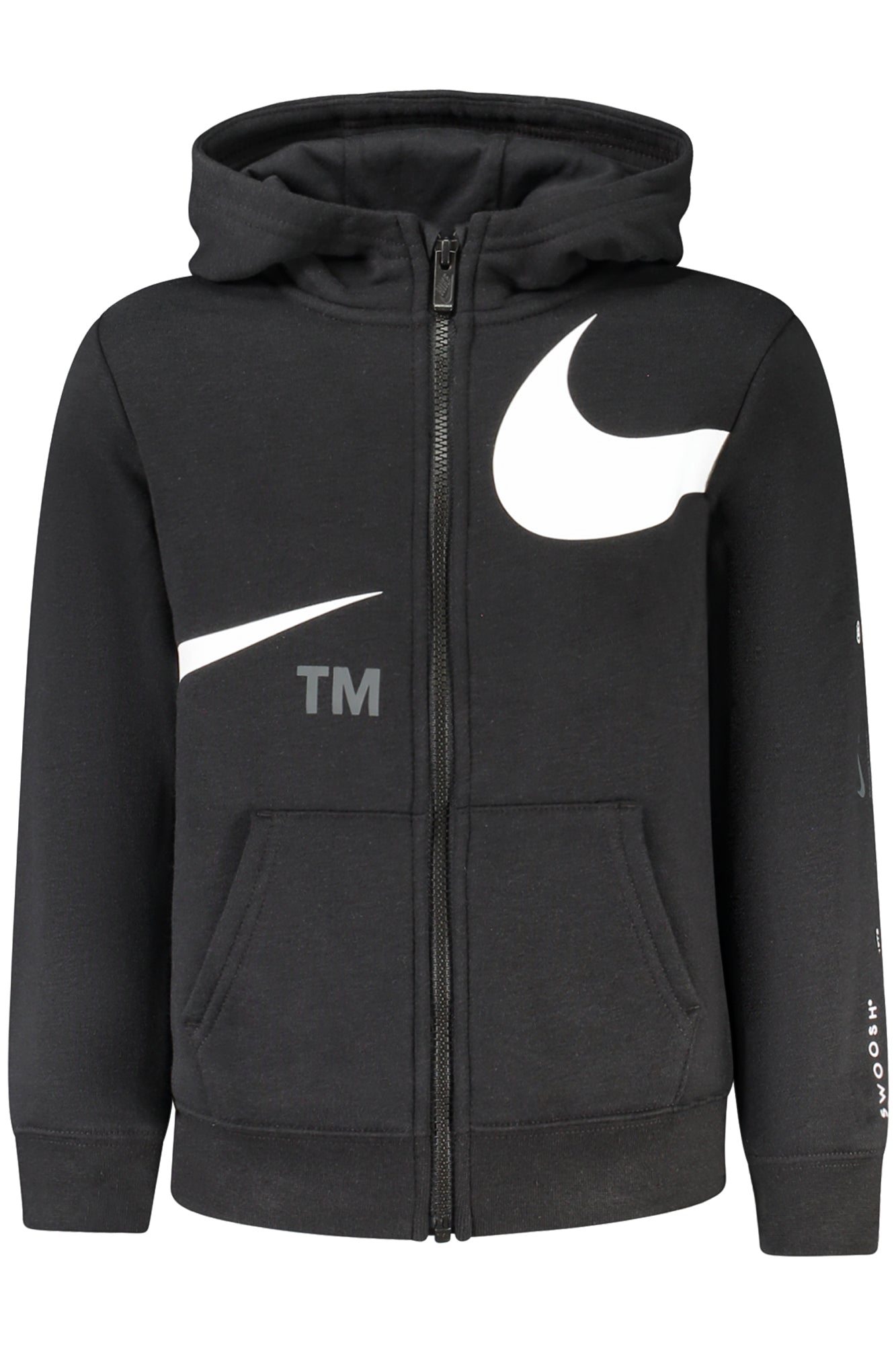 NIKE SCHWARZES KINDER-SWEATSHIRT MIT REISSVERSCHLUSS Schwarz 4A 742728848389