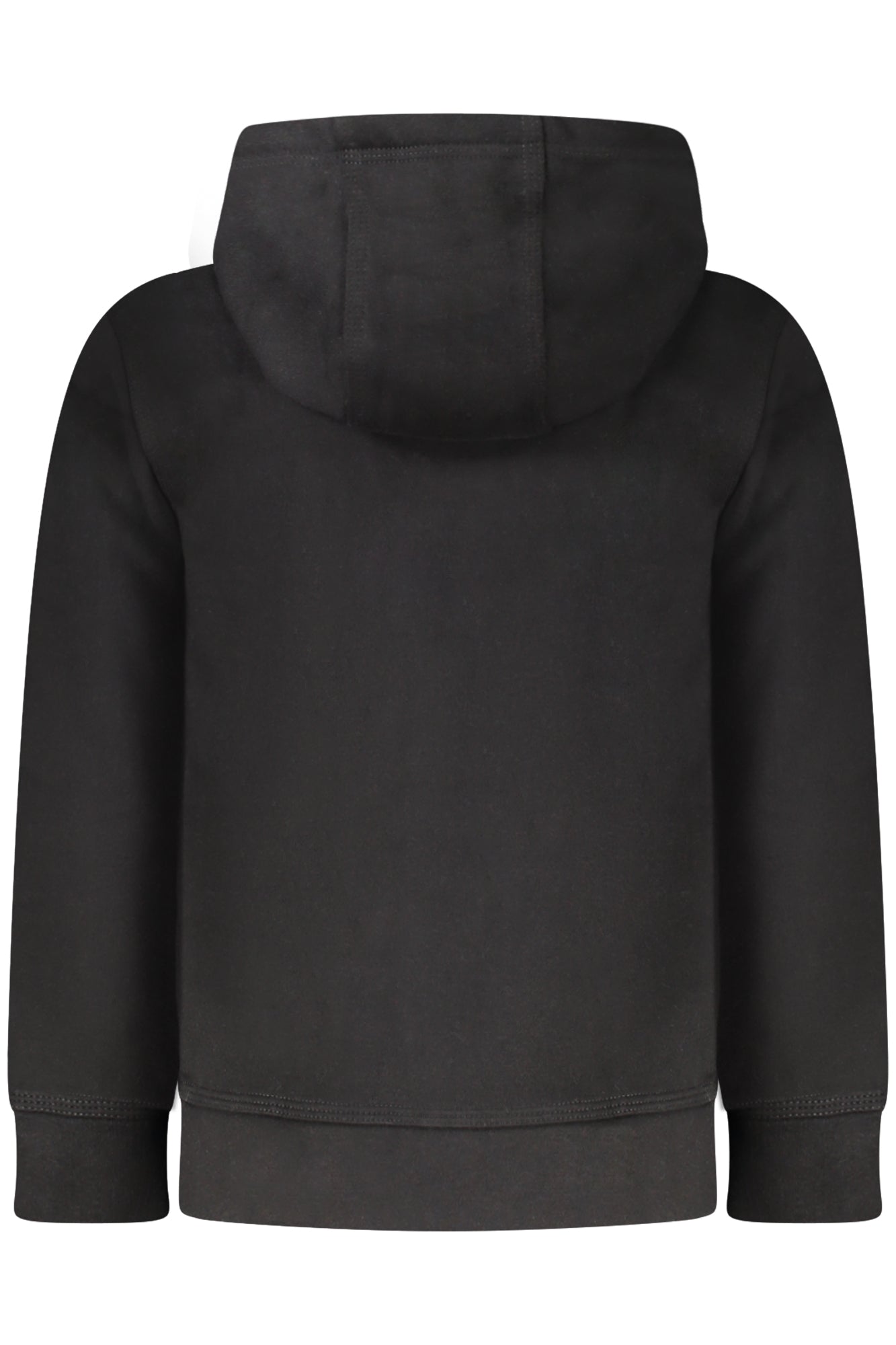 NIKE BLACK KIDS' SWEATSHIRT WITH ZIPPER