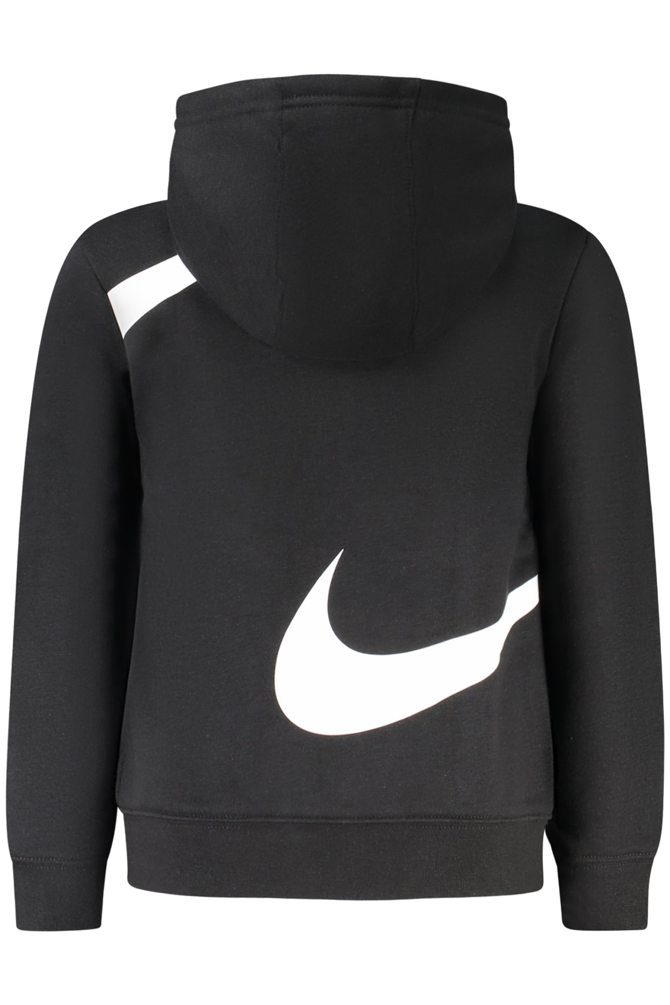 NIKE BLACK KIDS' SWEATSHIRT WITH ZIPPER