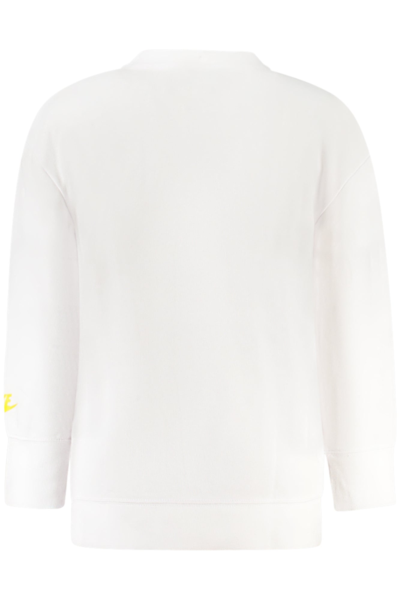 NIKE WHITE KIDS' SWEATSHIRT WITH ZIPPER