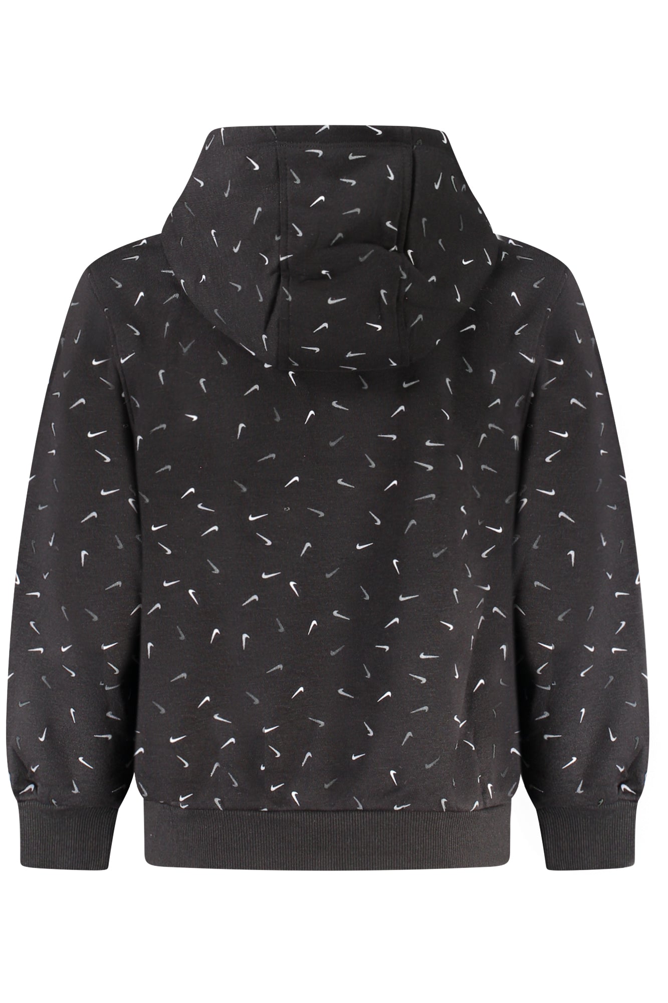 NIKE BLACK KIDS' SWEATSHIRT WITH ZIPPER