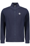 NORTH SAILS HERREN BLAUES SWEATSHIRT MIT REISSVERSCHLUSS Blau S 8052591191768