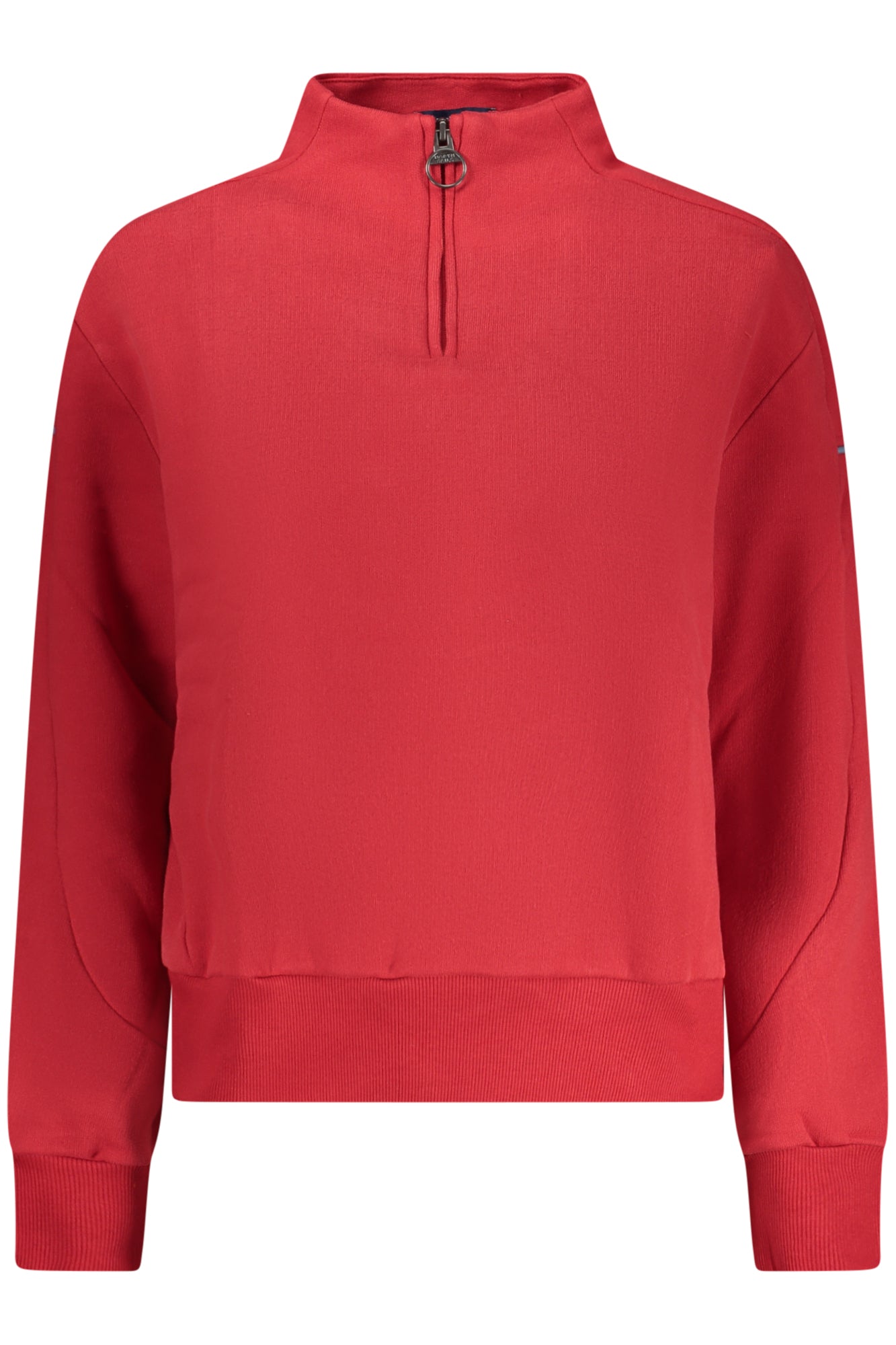 NORTH SAILS DAMEN ROTES SWEATSHIRT MIT REISSVERSCHLUSS