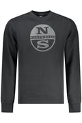 NORTH SAILS HERREN SCHWARZES SWEATSHIRT MIT REISSVERSCHLUSS Schwarz S 8052591191461