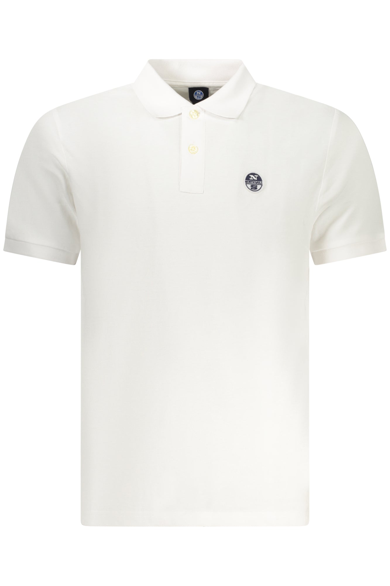 NORTH SAILS HERREN-POLOSHIRT MIT KURZEN ÄRMELN, WEISS Weiß S 8052591187327