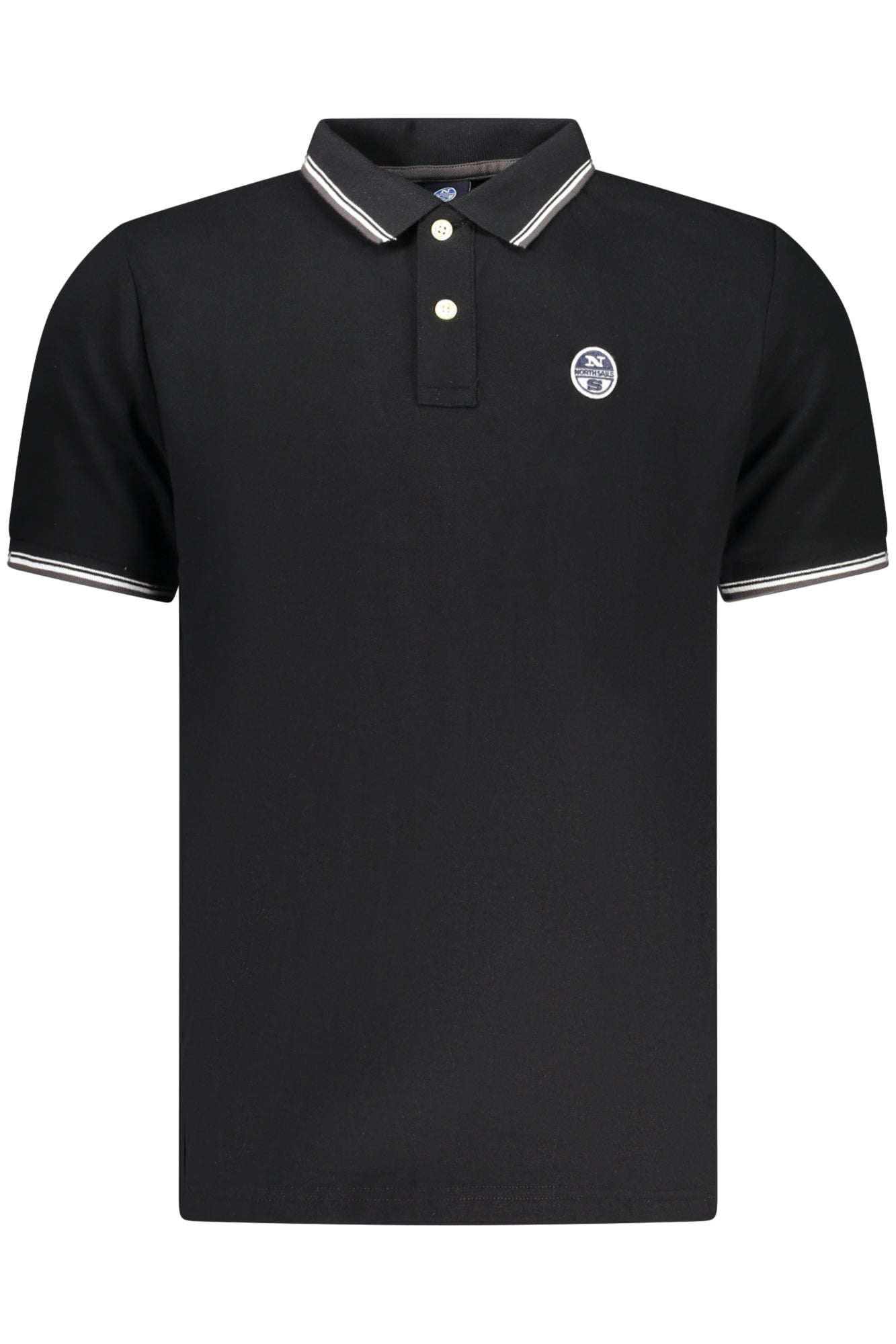 NORTH SAILS HERREN-POLOSHIRT MIT KURZEN ÄRMELN, SCHWARZ Schwarz S 8052591188706
