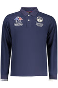 NORTH SAILS HERREN-POLOSHIRT MIT LANGÄRMLIGEN ÄRMELN, BLAU Blau S 8052591039824