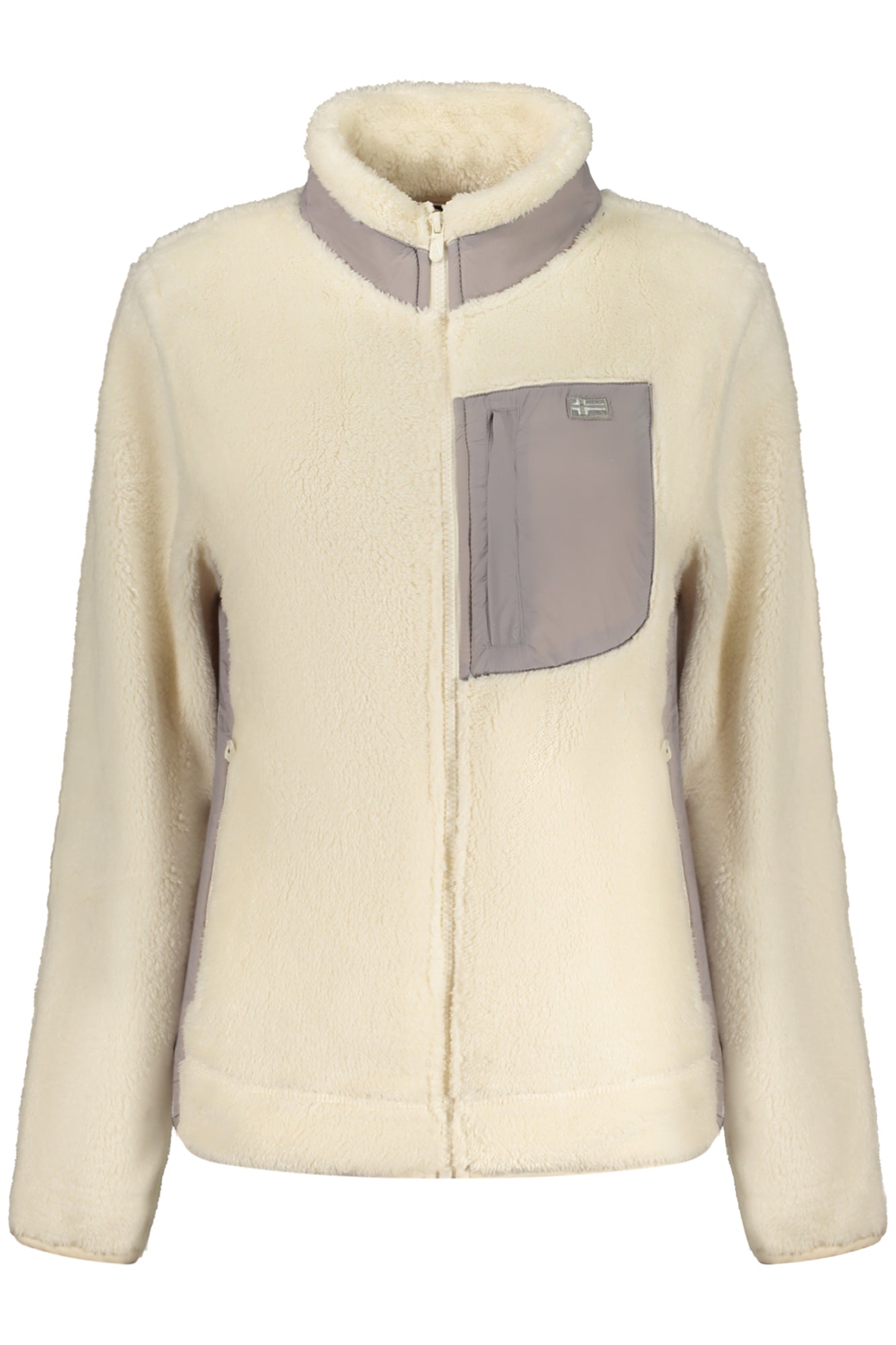 NORWEGEN 1963 WEISSES DAMEN-SWEATSHIRT MIT REISSVERSCHLUSS Weiß 2XL 8057805205576