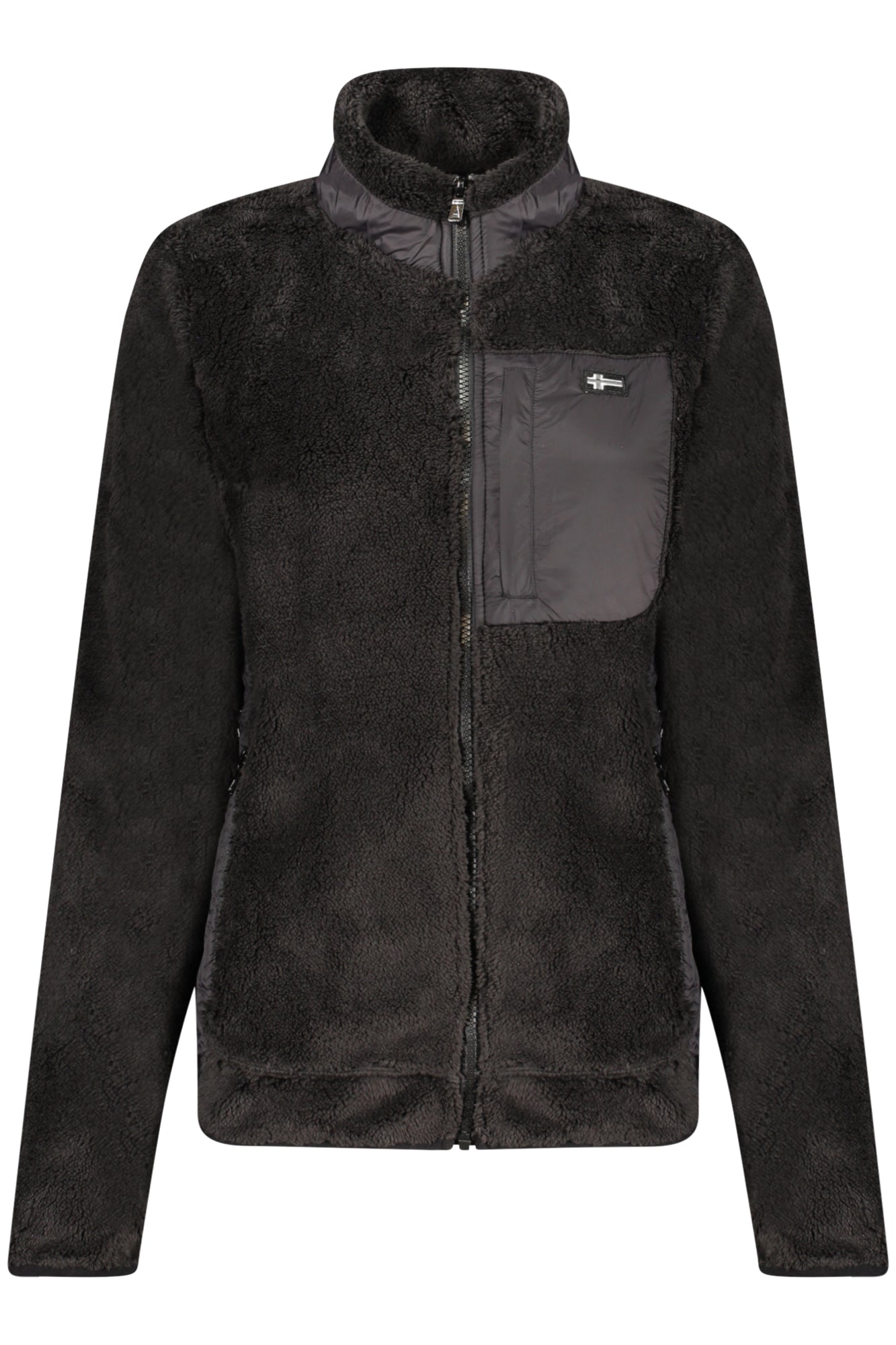 NORWEGEN 1963 SCHWARZES DAMEN-SWEATSHIRT MIT REISSVERSCHLUSS Schwarz S 8057805205354