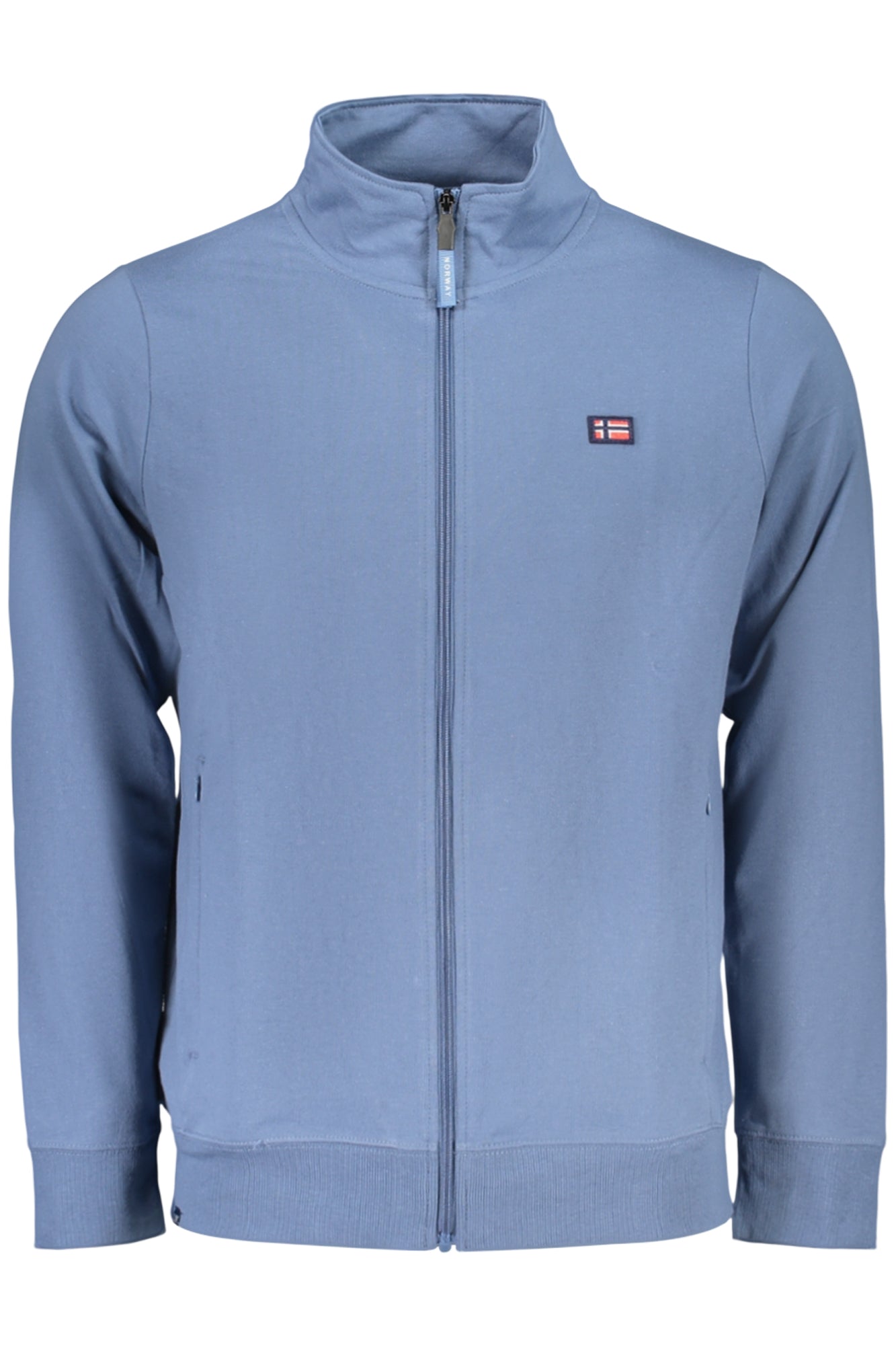 NORWEGEN 1963 HERREN BLAUES REISSVERSCHLUSS-SWEATSHIRT Blau S 8057805310836